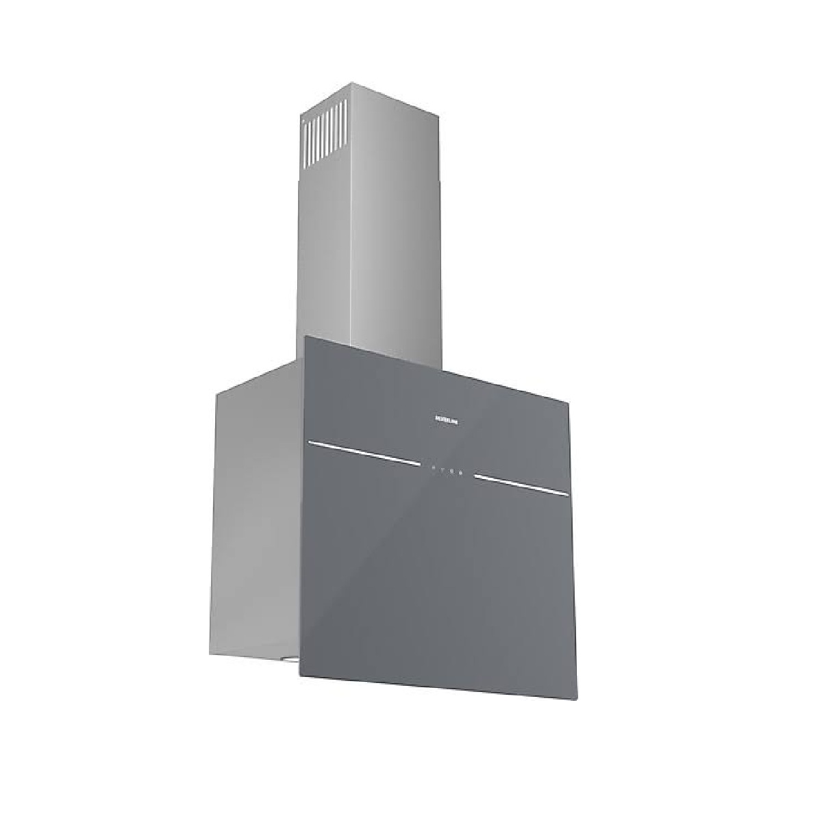 Silverline 3364 Link Flat 60 cm Gri Cam Duvar Tipi Davlumbaz